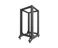 LANBERG Stojąca 19" 22U 600x800mm Open Rack (czarna) - 455667 - zdjęcie 4